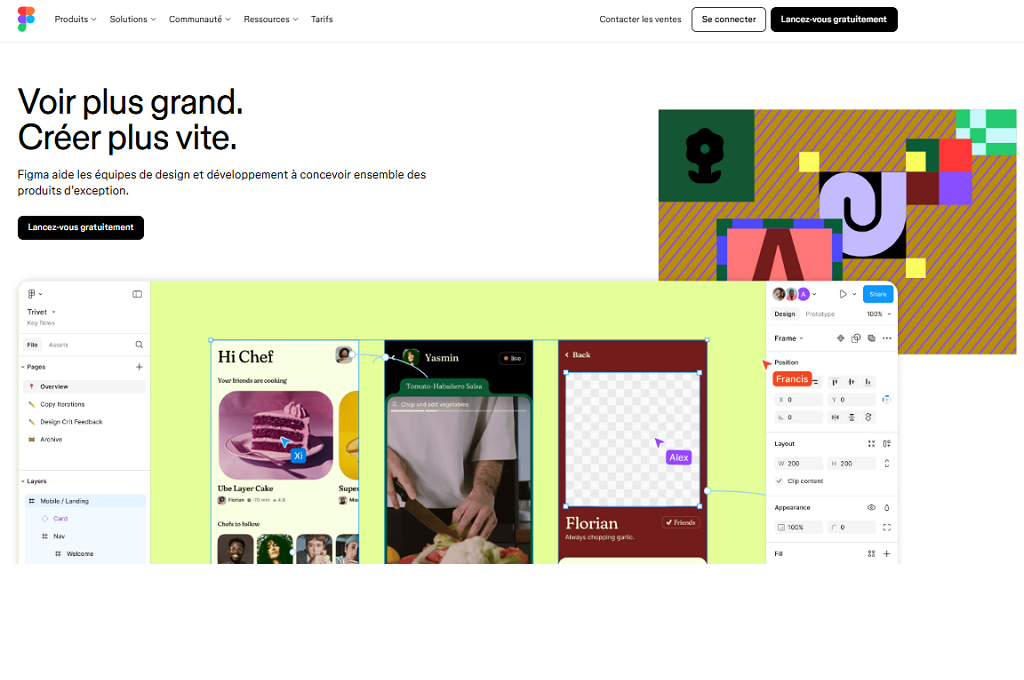 Article carrousel linkedin - Capture d'écran de l'outil Figma